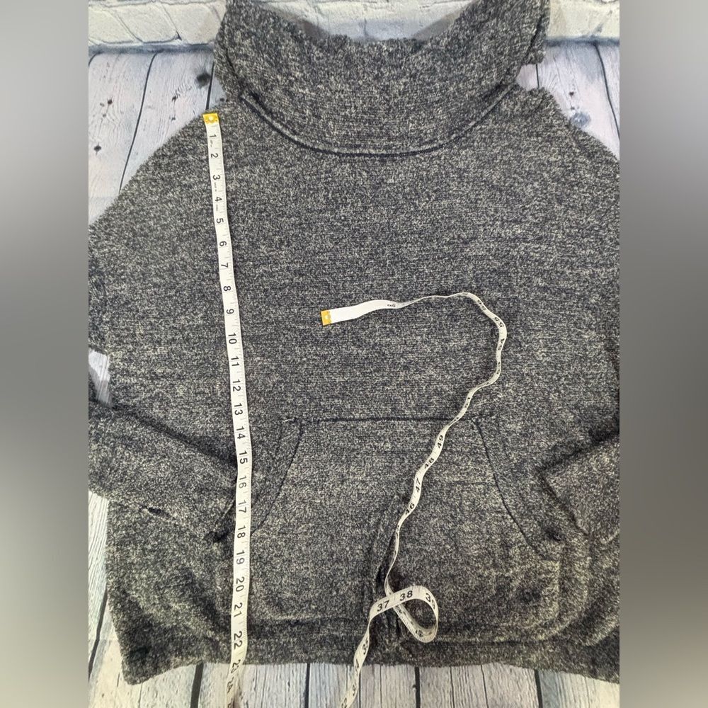 Barefoot Dreams Classic Cozychic Lite Pebble Beach Athleisure Pullover Hoodie M - Picture 9 of 9